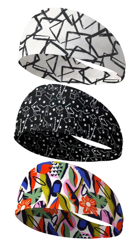 12cm Wide Perfect for and Hair New for Summer and and Perfect for Hair Perfect for and Face Available In 3 Colors Men's Headband, Sports, Turban-Style