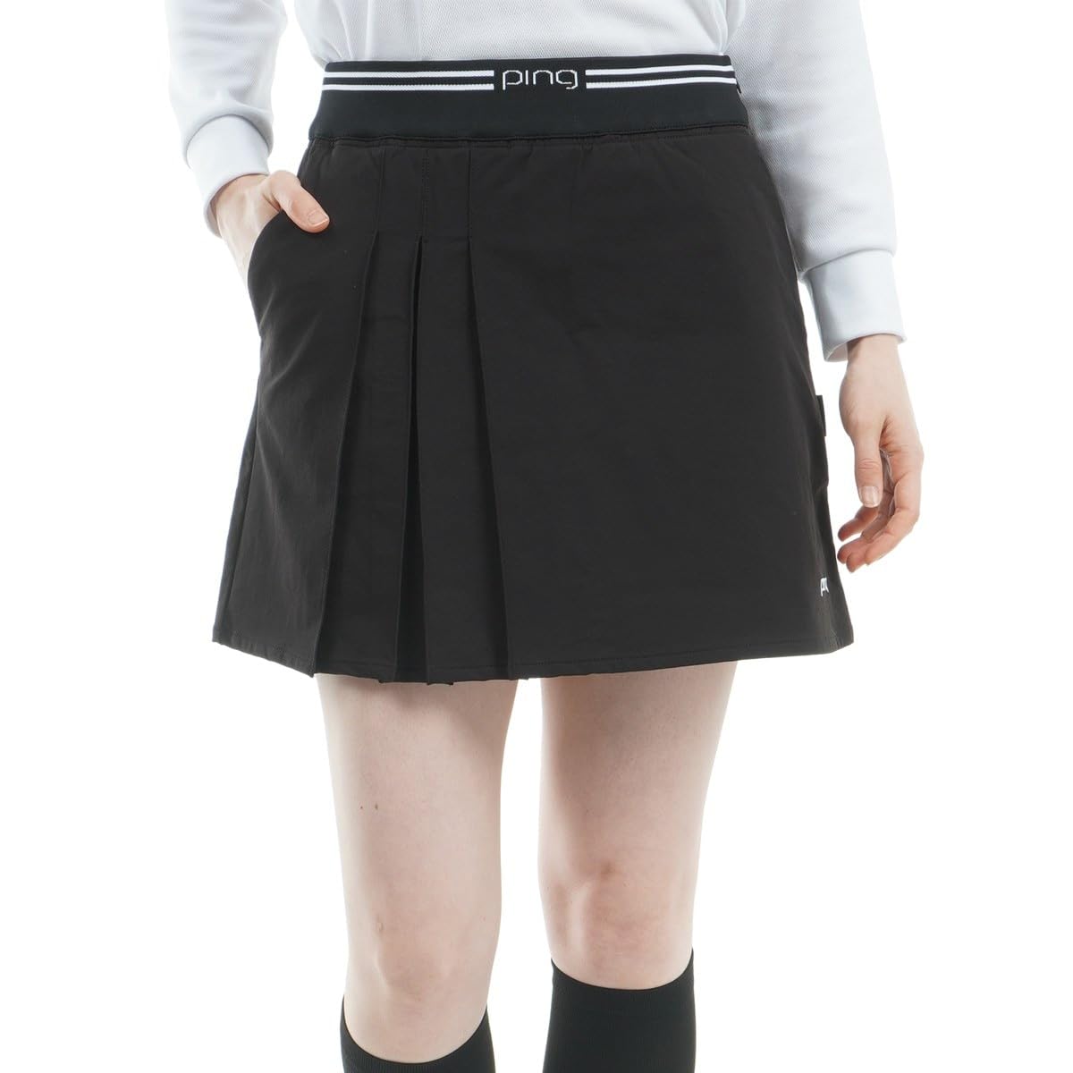 

Skirt Golf M [Pin Apparel] Women s (Stretch Cordura) / / 622-4234902 010_Black