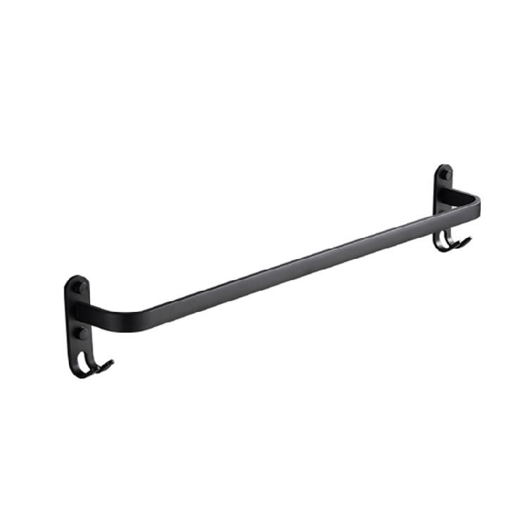 Towel Hanger Wall Mounted Towel Rack Bathroom Towel Bar with Hooks Towel Holder 1