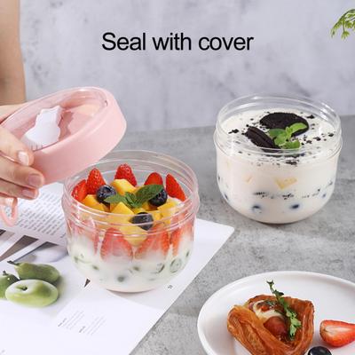 Tragbarer Frühstücksbecher, mikrowellengeeignet, ultraleicht, für frischen Salat, fettarmer Diät-Mahlzeitenhalter