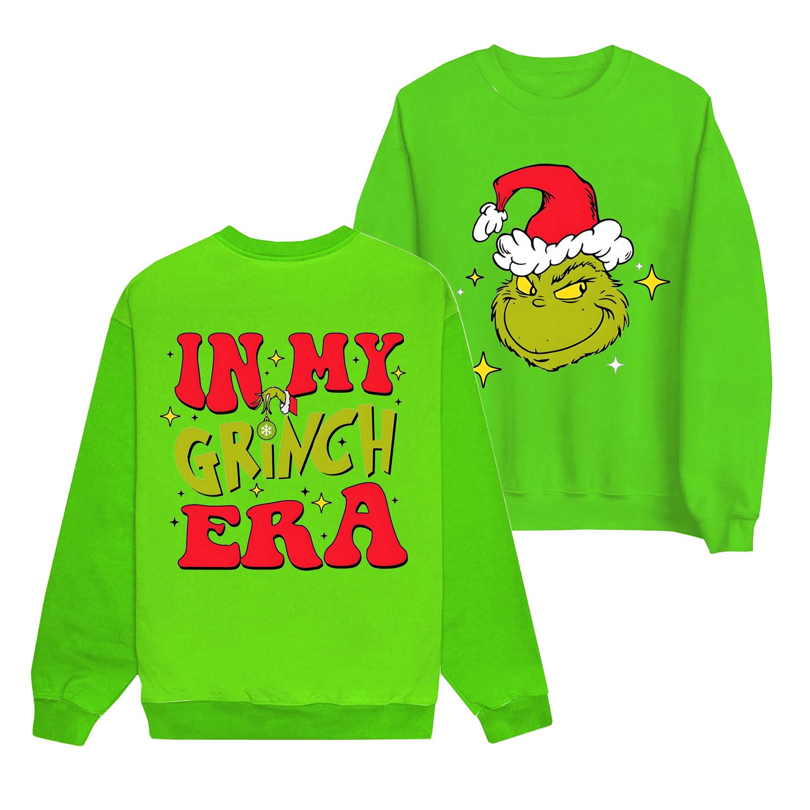 

Жіночий модний повсякденний світшот з принтом, з довгим рукавом і круглим вирізом XXL