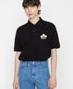 GRAVER [Unisex] Golf Flower Smile Pique Short Sleeve T-Shirt_Black