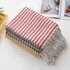 With Tassel Sports Bath Towel Polyester-cotton Swimming Towel Simple Travel Blanket  Spa
