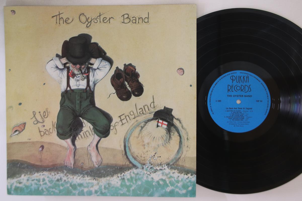 

LP Record OYSTER BAND - Lie Back And Think Of England YOP04 PUKKA 1983 UK Folk Used