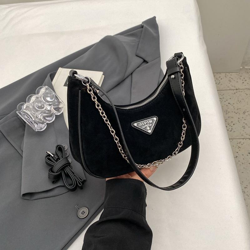Retro módní taška přes rameno pro ženy Nový zimní styl Niche Simple Small Square Bag High End Sense