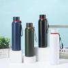 600-1000ml Outdoor Insulated Stainless Steel Bottle, Leakproof Large Capacity Thermos for Camping & Gym