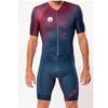 Summer short-sleeved triathlon onesie cycling suit sweat-absorbing breathable outdoor sports road mountain bike onesie