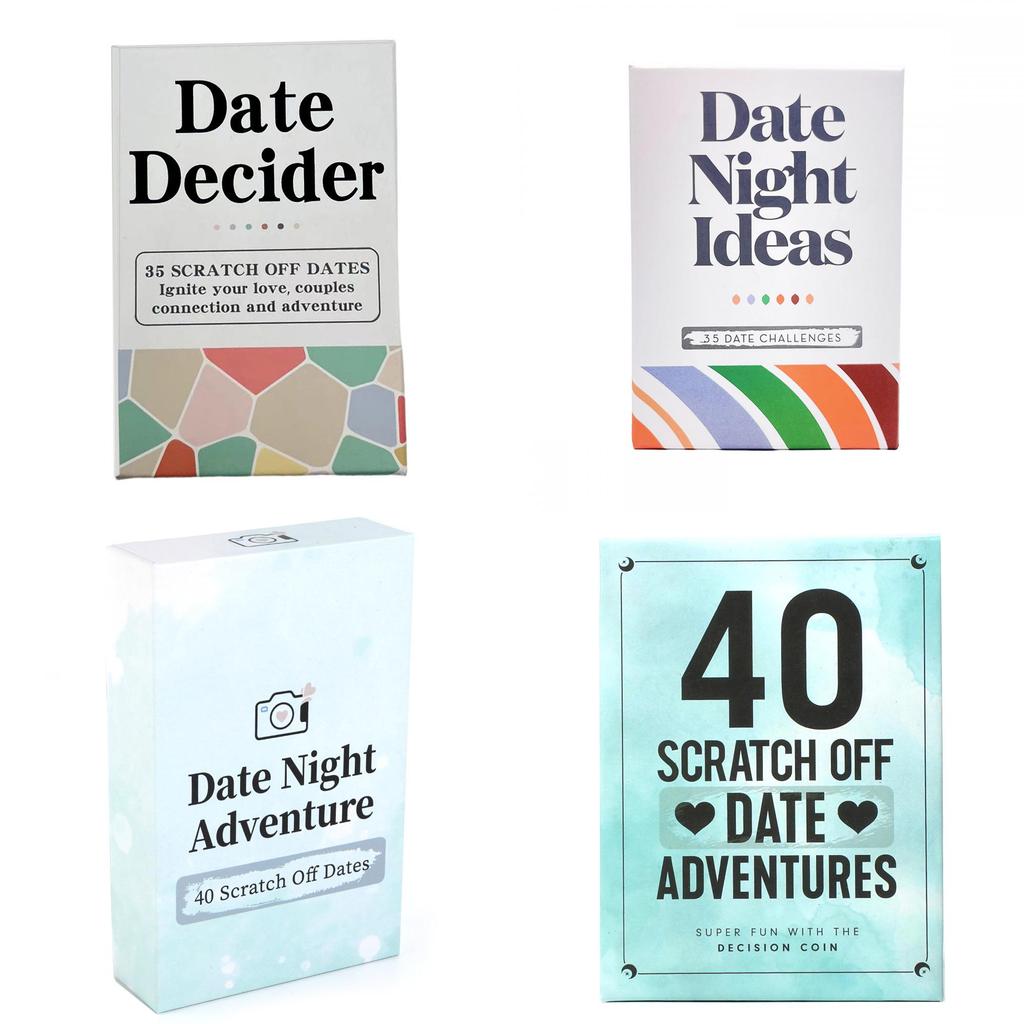 Date Decider Adult Card Game For Couples With Scratch Off Date Ideas For Romantic Date Night