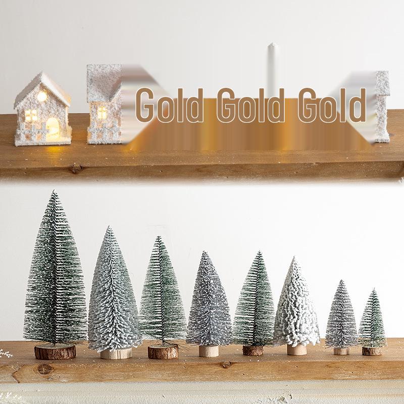 Festive Luminous Wooden House Ornament for Christmas Tree and Fireplace Decor