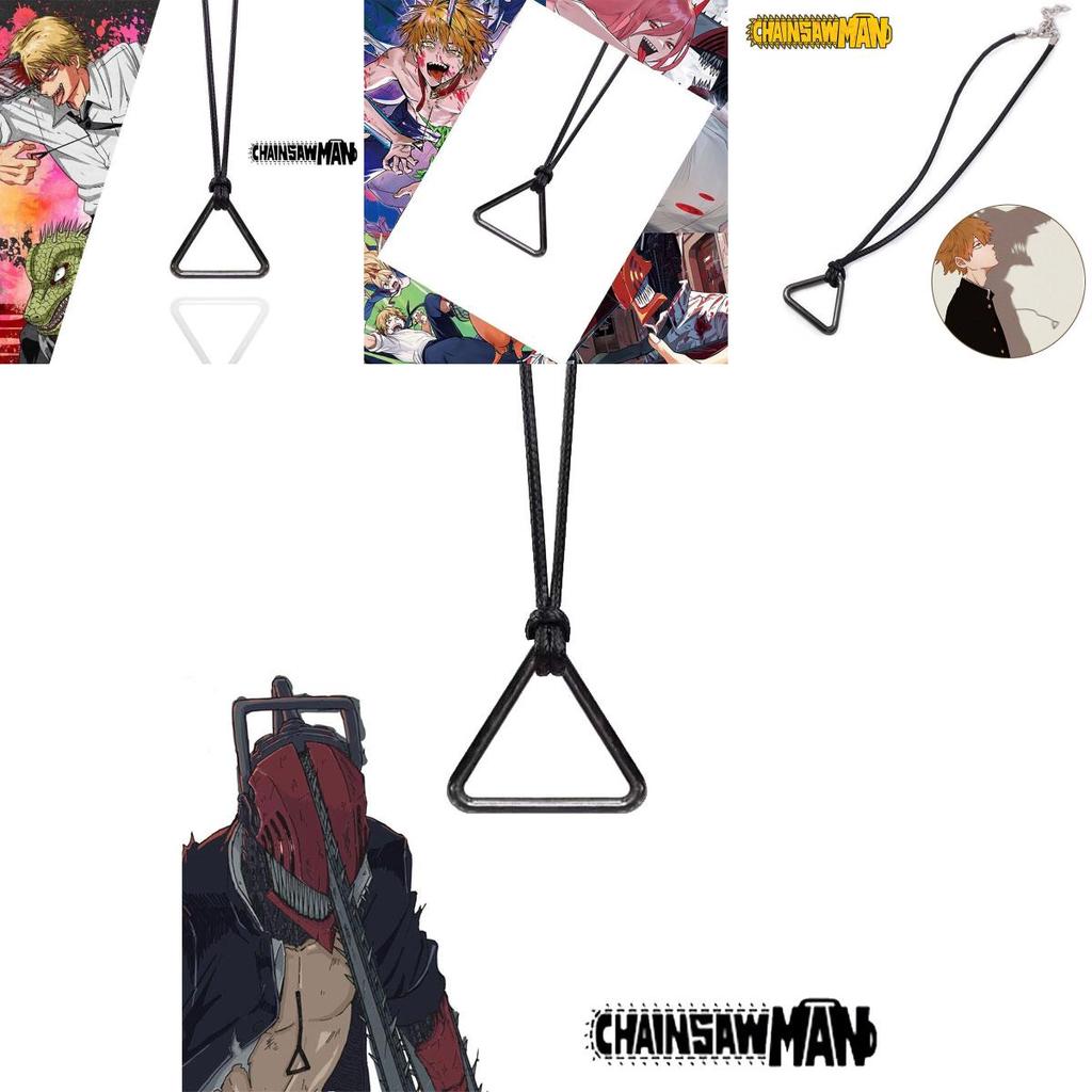 Stilvolle Anime Chainsaw Man Halskette mit Verwandlungs-Requisite Schmuck für Fans Sammlung