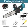 3000W Electric Chainsaw Bracket Cordless Chain Saw 10inch Wood Cutter Cutting Machine Woodworking Tools With 588VF Battery