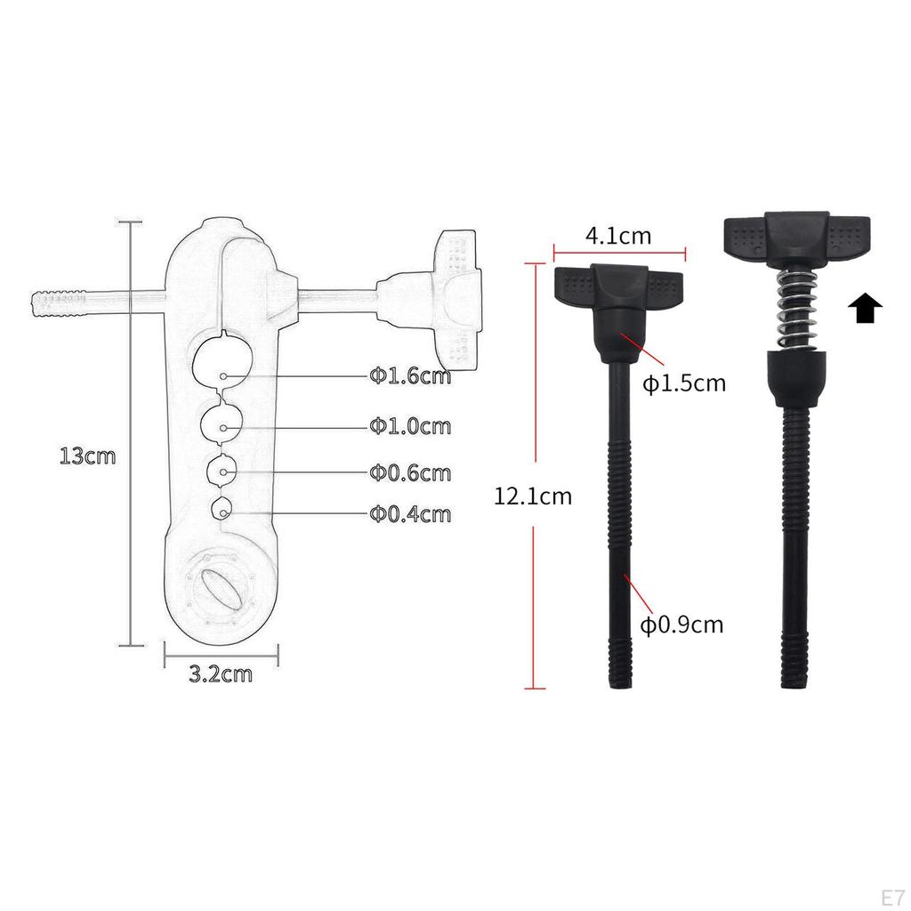 Nawijarka żyłki wędkarskiej Łatwa instalacja Antypoślizgowa Lekka Wielofunkcyjna do lodu