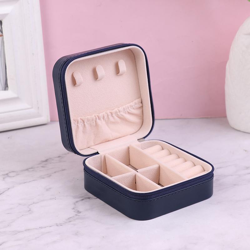 Candy Color Jewelry Organizer Display Storage Box Travel Earrings Necklace Ring Holder Jewelry Case Boxes