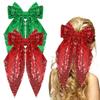 Big Bows Sequin Bow Hair Clip Handmade Bowknot Hair Accessories  Party Accessories