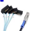 Mini SAS HD SFF-8644 To SFF-8482 Combo SATA Data Cable for Hard Drives