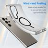 For Samsung Galaxy S24 Ultra Magnetic Case TPU+PC Slim Matte Translucent Phone Cover