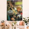 Genshin Impact Kaveh Alhaitham Anime Tapestry Hippie Flower Wall Carpets Dorm Decor Cheap Hippie Wall Hanging