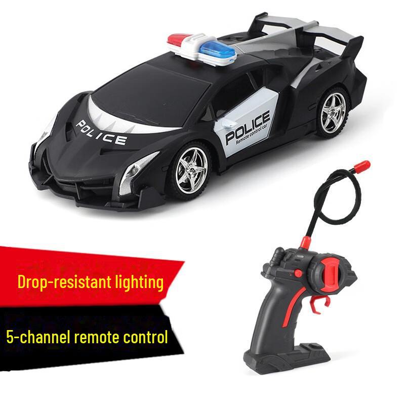 1:20 Wireless RC Drift Police Car with Lights - Children's Electric Toy