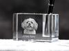 Lhasa Apso – Pen stand, crystal organiser with dog photo | Art-Dog