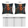 Tung Tung Sahur Cartoon Friends Pillow Case Comfy Pillow Cover For Living Room Chair Retro Trendy Pillowcases