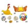 Chicken Game Squawk Raw Egg Party Sleepover Garage Kit Prop Spoof Prank Gift