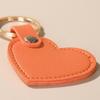 Simple Heart Shape Keychain Car Key Holder Colorful Pendant  Hanging Accessory