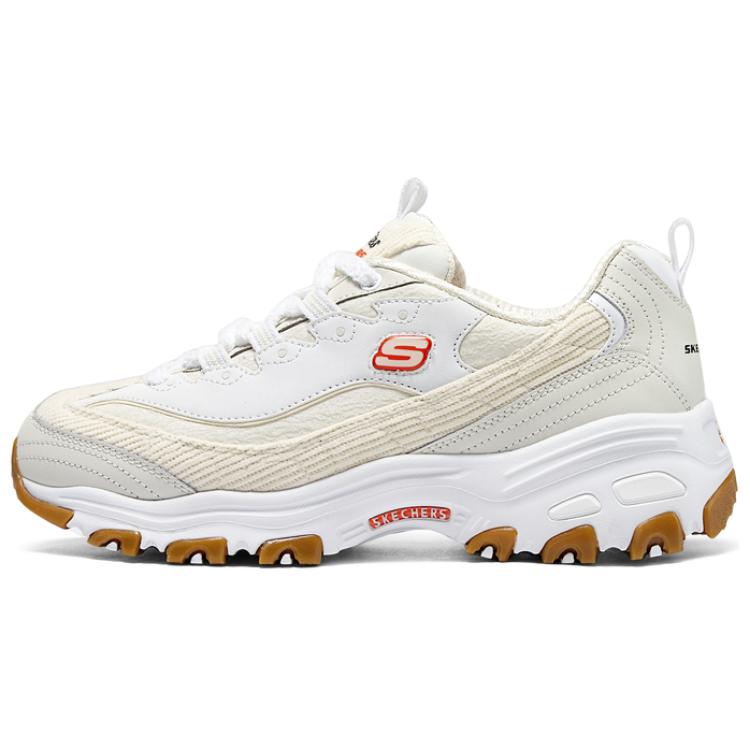 Skechers DLites 1.0 Lightweight Comfortable Cushioning Supportive Low-Top Casual Running Shoes Women sneaker Off-White 150242-OFWT 35