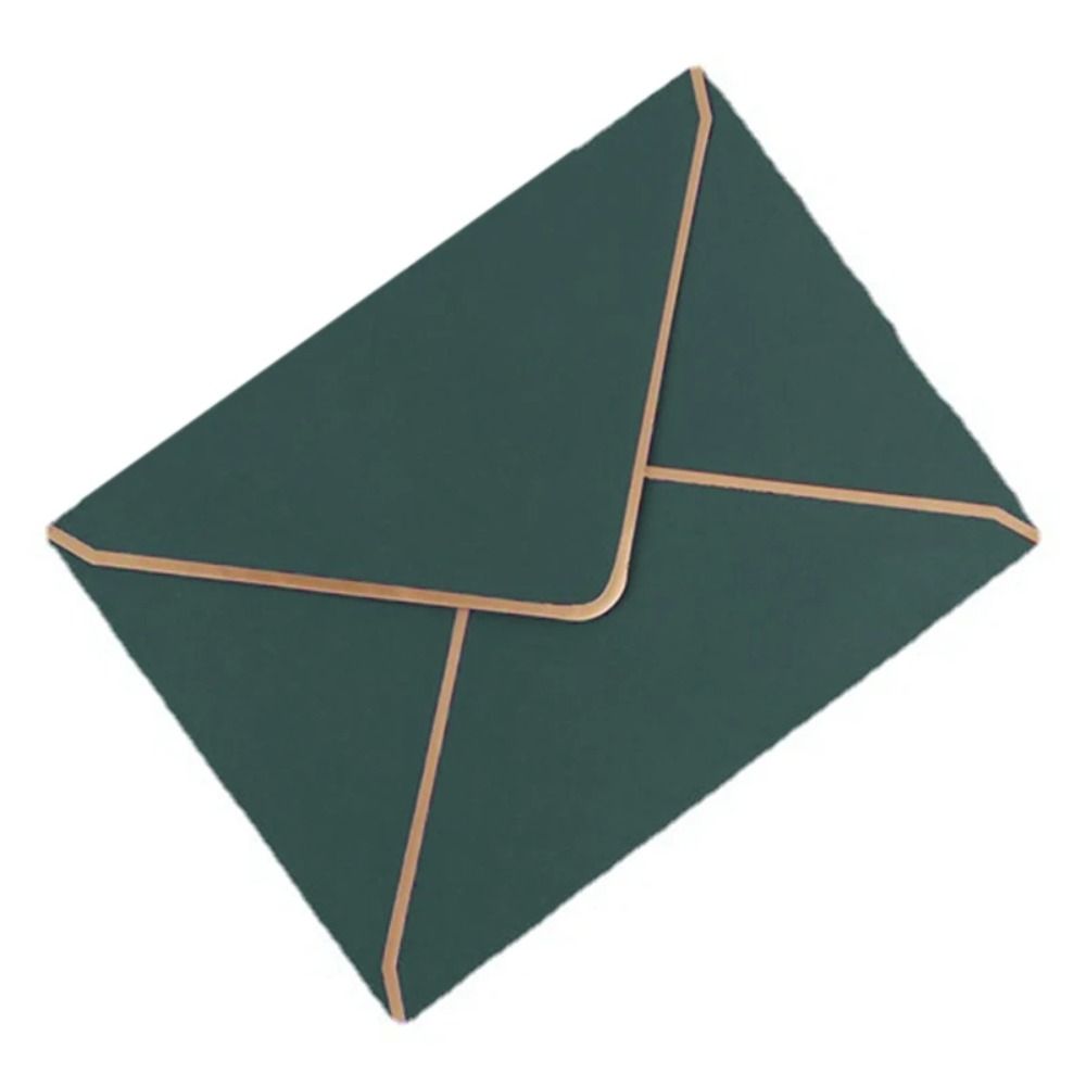 10pcs Vintage Decoration Envelope Set Invitation Card Blessing Thank Envelopes  Postcard