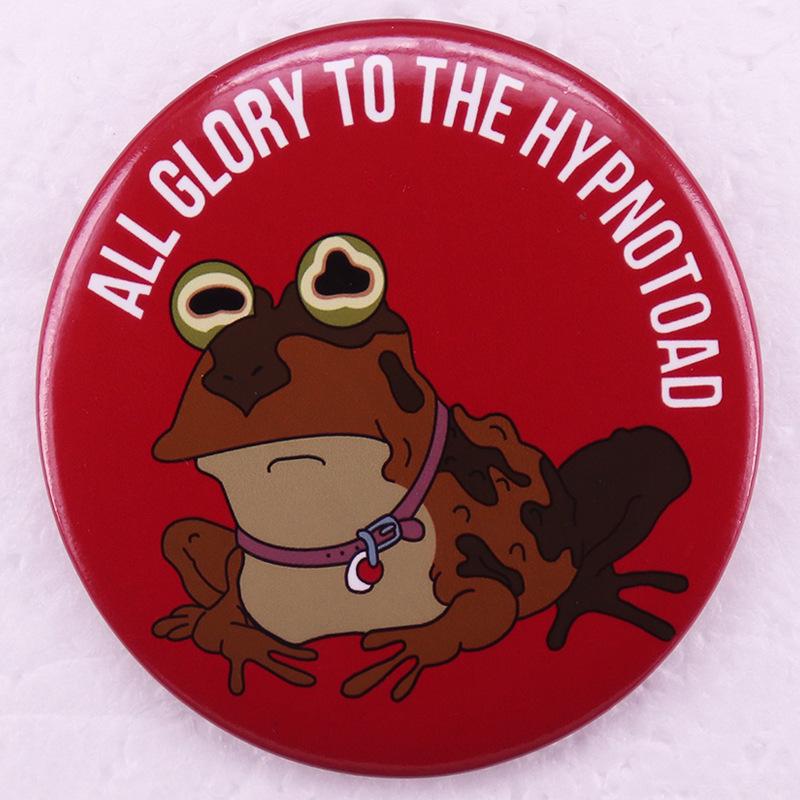 Future-Ready Hypnotoad Tinplate Badge Pin