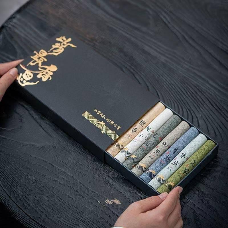 Aromatherapy Gift Set: 20g Agarwood & Sandalwood Incense Sticks