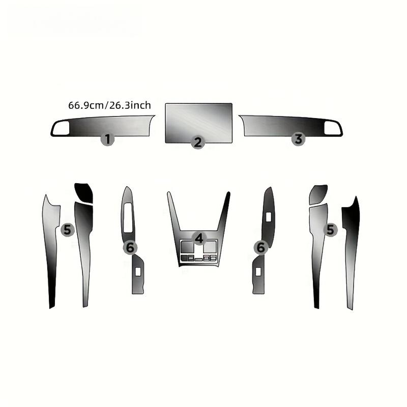 For BYD SEALION 07 EV 2024-Present Car Center Console Transparent TPU Protective Film Anti-scratch Repair Film Accessories
