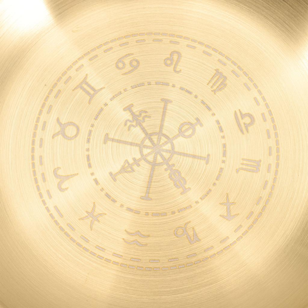 Wizard Altar Plate Round Copper Ritual Tray For Holder Tarot Display Religious Ceremony Decorative Home Decoration