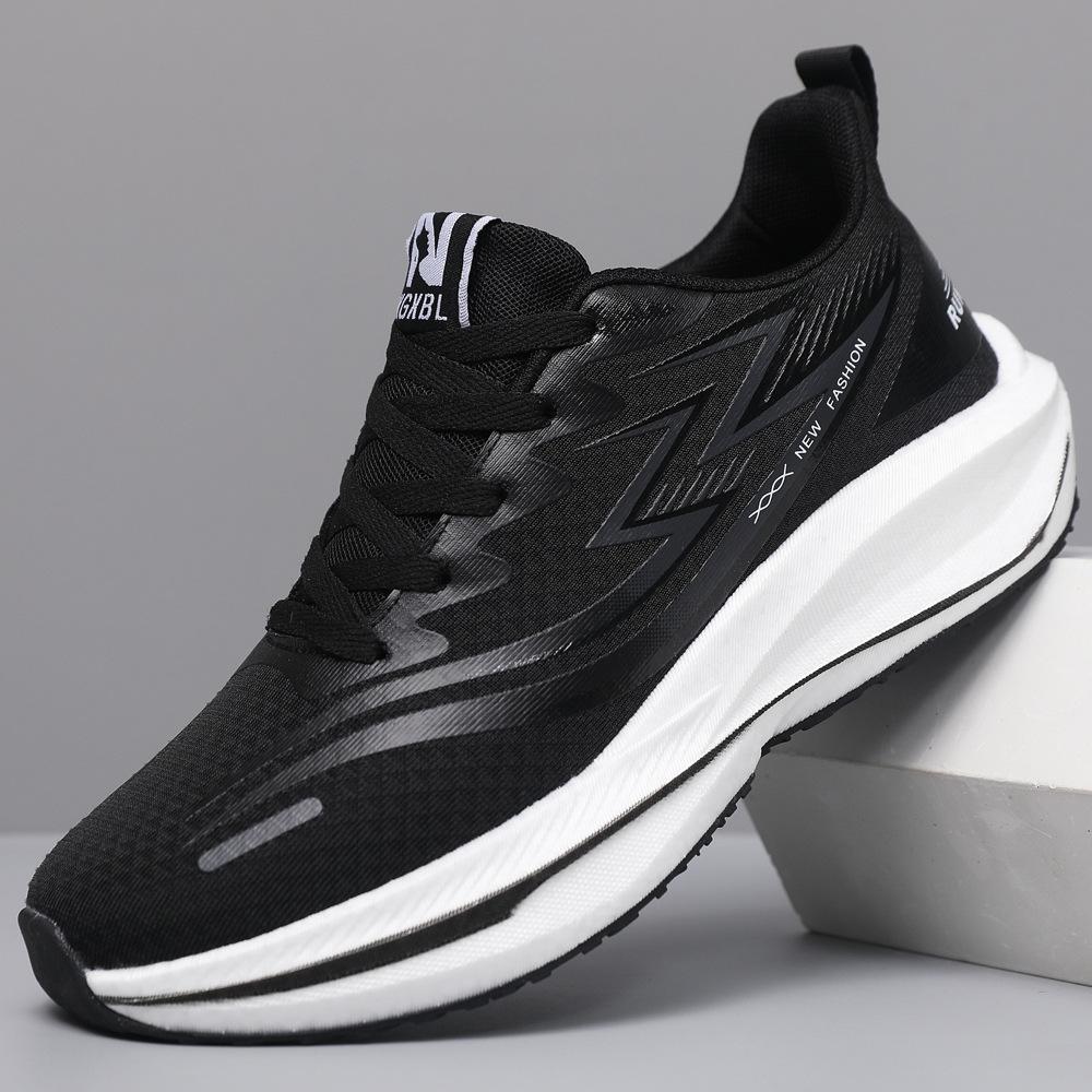 New running shoes couple shoes four seasons mesh breathable sports shoes casual running shoes shoes soft sole 36