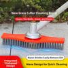 Lawnmower Cleaning Brush Fixing Nut Accessory Set Grass Remover Tool  For Deck Garden Yard Floor Patio Farm Tile Grout