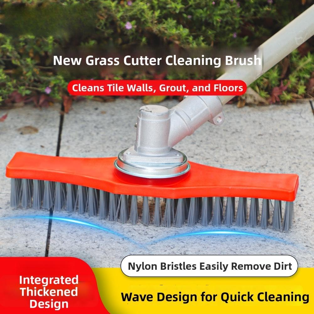 Lawnmower Cleaning Brush Fixing Nut Accessory Set Grass Remover Tool For Deck Garden Yard Floor Patio Farm Tile Grout