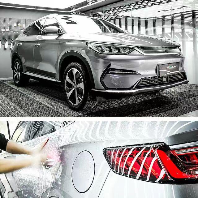 High-Definition Transparent TPU Car Wrap - Scratch-Resistant Paint Protection Film