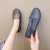  Fashion Beach Flat Woman Porous Shoes Plastic Crystal Jelly Shoe Hollow Mesh Sandals Mother Shoes Sneaker Women's Shoes