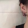 FatdingLittleboy Knock Nice Matte Purple Cornflower Earrings C-Core Wreath, Silver Needle