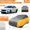 Riakrum Full Car Cover Waterproof Most Weather for Automobiles, Outdoor Full Cover Rain UV Protection Sun, Scratch Resistant Windproof (Fit Sedan