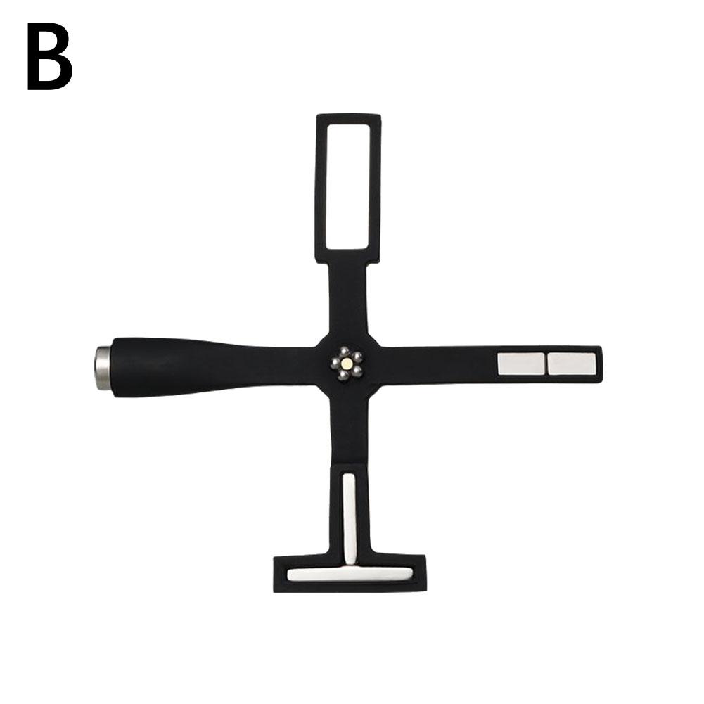 

5 в 1 кошачий глаз магнит для ногтей крест 5-конечный дизайн длинная сильная магнитная палочка для ногтей магнитный 3D кошачий глаз нейл-арт магнитный инструмент чёрный