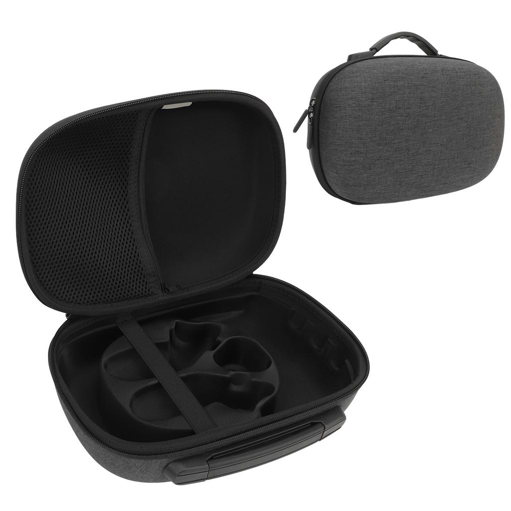 VR Headset Carrying Case Large Capacity Hard Shell Shock Absorbing Pressure Resistant VR Accessory Storage Bag for Meta