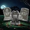 1PC Halloween Foam Tombstone with RIP Letters Scary Graveyard Decoration for Yard Haunted House Party Display Easy Assembly