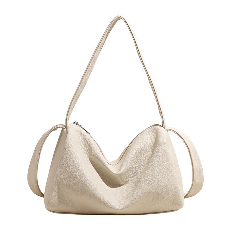 

Casual large-capacity tote bag women s 2026 spring new niche shoulder messenger bag 30*13*16 белый
