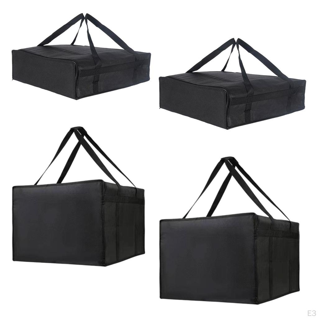 Bag Carrying Case Cold Food Storage Easy To Clean Pizza Warmer for Takeaway Camping
