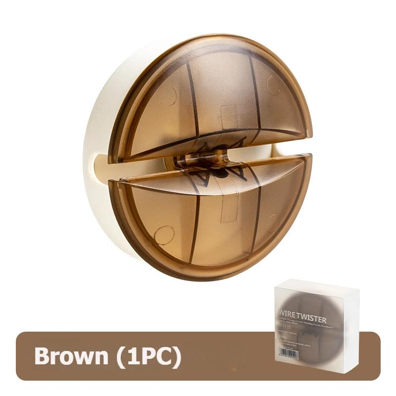 1ks Zatahovací navíječ kabelů Přenosný kulatý úložný navíječ kabelů 4 barvy Flexibilní organizér kabelů Pro sluchátka / nabíječku