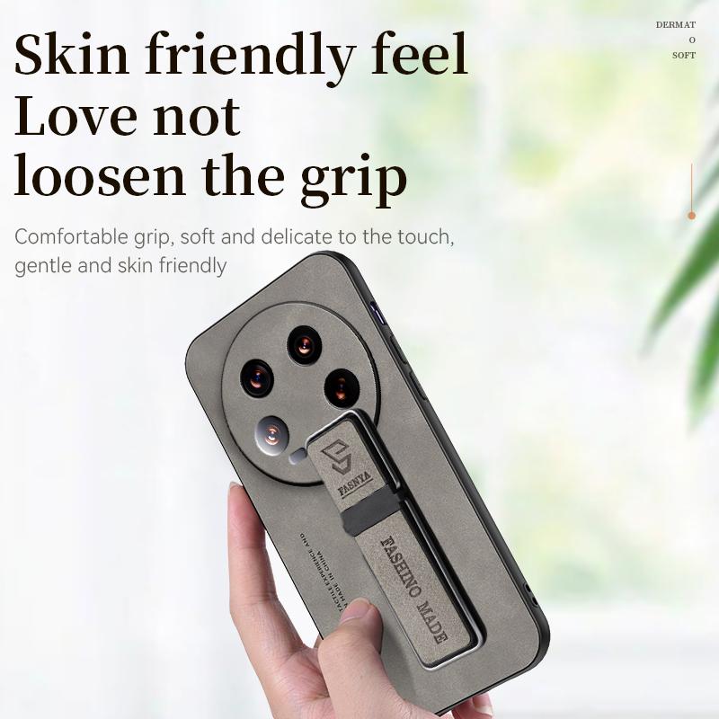 Etui dla Xiaomi Mi 14 Ultra Luksusowy Uchwyt Magnetyczny do Samochodu Etui na Telefon Dla Xiaomi Mi14 Ultra 14ultra Wstrząsoodporne PU Skórzane Tylne Etui