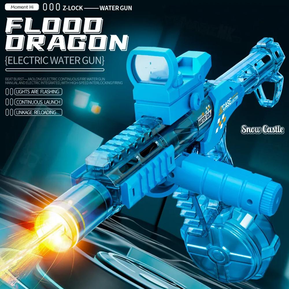Fire Breathing Dragon Electric Water Guns Toys for boy Automatic Linkage boy Shooting Game Squirt Gun Summer Outdoor Toy