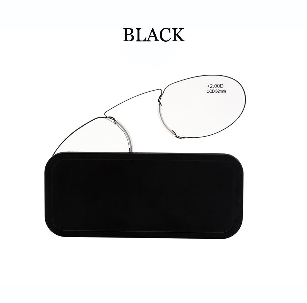 

CLARA VIDA Clip On Reading Glasses Ultralight Rimless Anti Blue Light Anti Fatigue +0.75 to +4 for Women Men 3