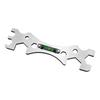 Hexagonal Bent Foot Shower Wrench & Level Kit