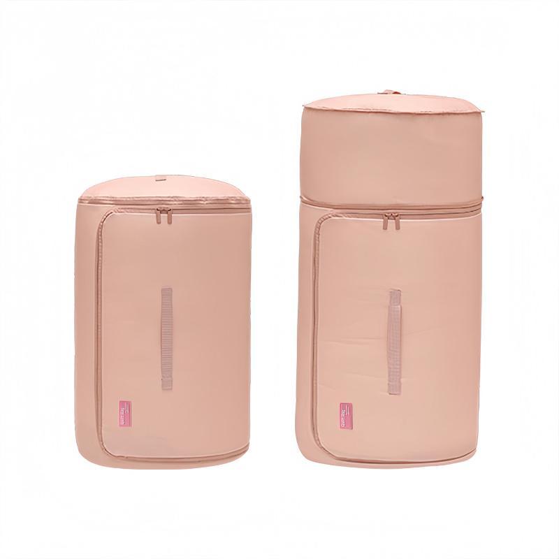 Cylinder Quilt Compression Organizer Large Capacity Round Storage Bag for Down Jacket Blanket Home Wardrobe Sorting